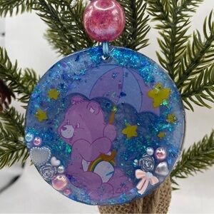Handmade Care Bear Christmas Ornaments Featuring Care Bears Happy